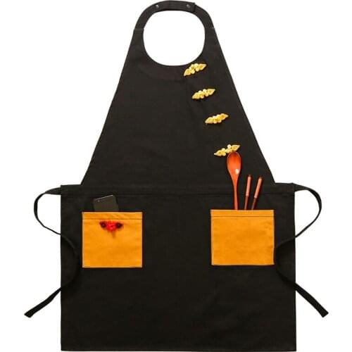 Apron Chinese fashion ladies waist custom logo restaurant tea house florist barber kitchen cooking work clothes men