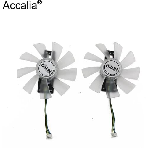 GAA8S2U DC12V 0.45A VGA Fan For Sapphire R9 380X 380 2G 4G 5D Graphics Card Cooling Fan