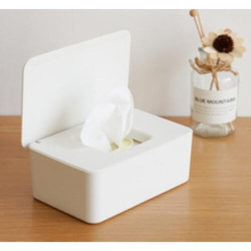 Tissue Box Wet Wipes Dispenser Holder Dry Wet Tissue Paper Case Box Wipes Napkin Storage Box Holder Container