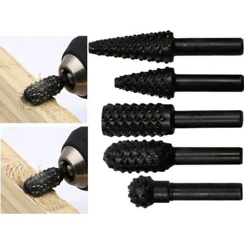 1/4'' 5PCS Drill Bit Set Cutting Tools For Woodworking Knife Wood Carving Tool