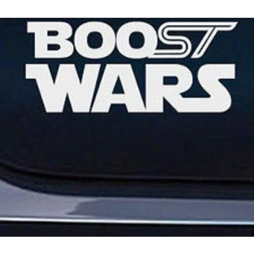 BOOST WARS Ford ST Aufkleber Sticker Folie Limited Edition Set 2 Sticker 14x6cm