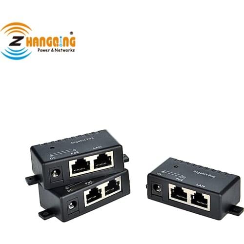 Single port Gigabit poe injector Wall Mount Network 1 port Patch Panel For Access Point, Routerboard