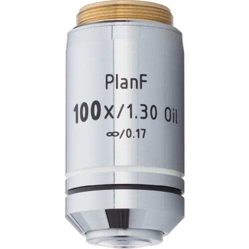 AmScope 100X (Oil) Infinity-corrected Plan Fluor Objective Lens PF100X-INF