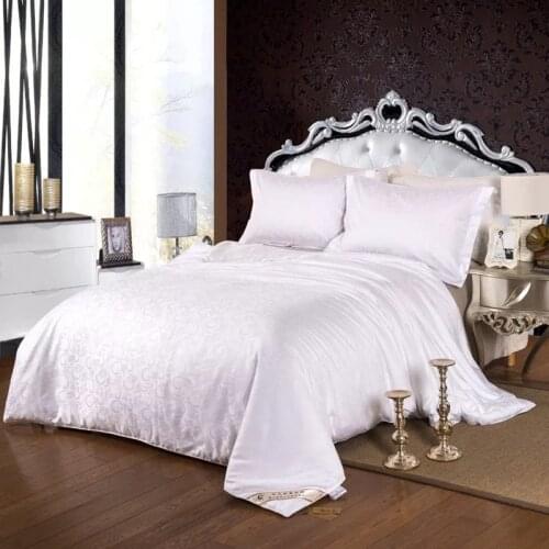 Natural filament silk blanket 100% Mulberry silk filling Cotton Jacquardshell cover quilt 500 grams Queen King size summer