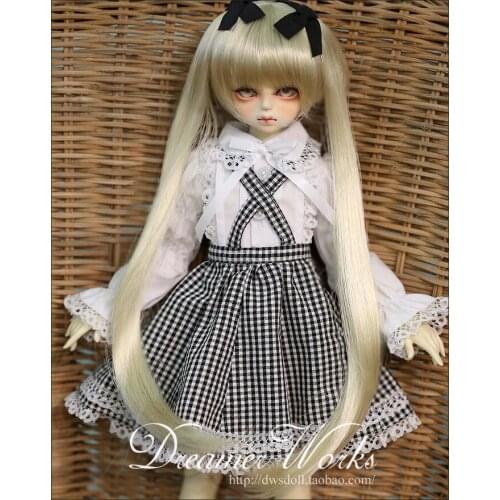 BJD/SD doll clothes fit 1/4,1/6 ball jointed baby clothes rustic style Aberdeen skirt doll dress accessories