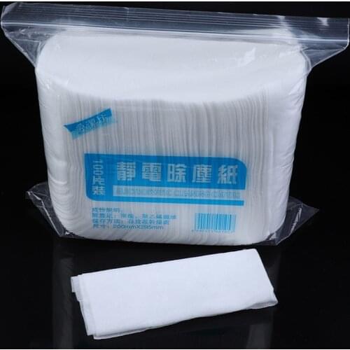 100pcs Disposable Electrostatic Dust Removal Mop Paper Home Kitchen Furniture Bathroom Tiles Cleaning Cloth Accessories Hogard