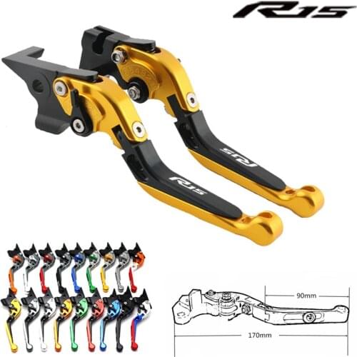Brake Clutch Levers For YAMAHA R15 V3 2017 Retro 2018 Folding Lever Lever Motorcycle Accessories Adjustable