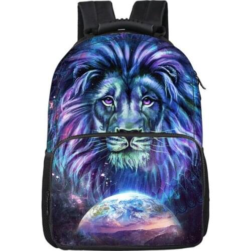 Animal Wolf 3d Printed Backpack for College School Backpacks Boys Girls Travelling Rucksack Bookbag Students Wolf Laptop Mochila