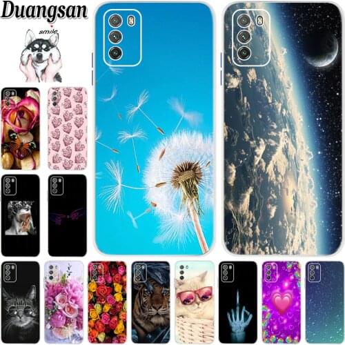 Cartoon silicone cases on for xiaomi mi pocophone M3 candy color soft tpu back cover fundas coque cases for xiaomi poco M3 poko