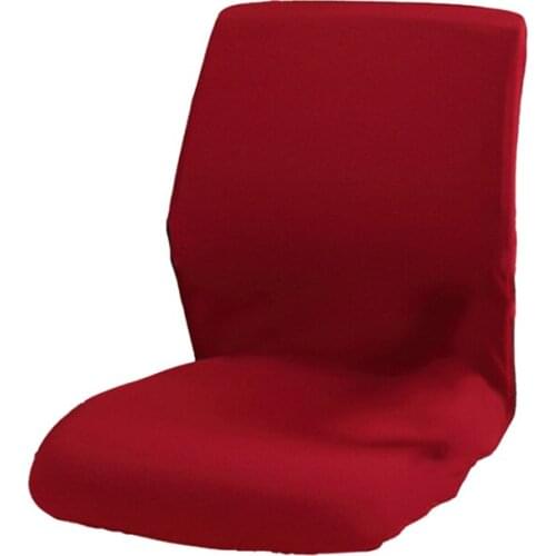 Universal Computer Chair Covers Resilient Elastic Removable Seat Protectors