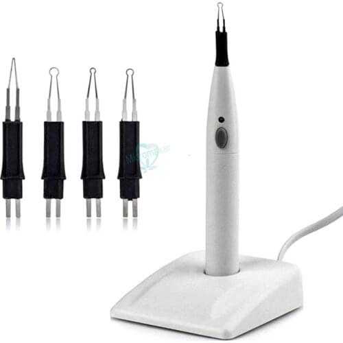 1 Set Dental Gutta Percha Tooth Gum Cutter Endo Percha Dissolved Breaker Cutter with 4 Tips