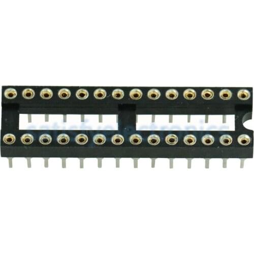 10PCS 28 Pin DIP SIP Round IC Sockets Adaptor Solder Type Narrow