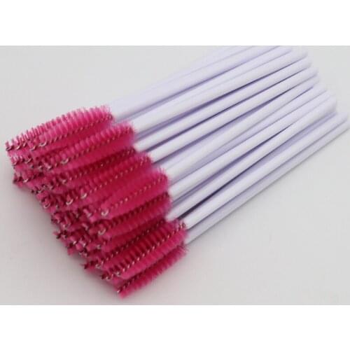 White Disposable Micro Eyelash Brushes 1000pcs Mascara Wands Applicator Wand Brushes Eyelash Comb Brushes Makeup Tool Kits