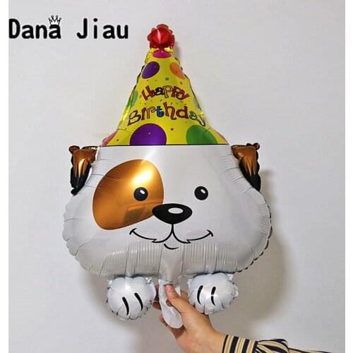 Big Happy Birthday foil balloons baby lovely party decorations animal air inflatable balloon kids gift boy toy holiday ball