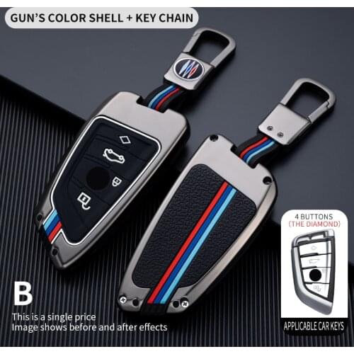 Zinc Alloy Car Key Case Cover Shell Protector for BMW X1 X3 X4 X5 F15 X6 F16 G30 7 Series G11 F48 F39 520 525 f30 118i 218i 320i