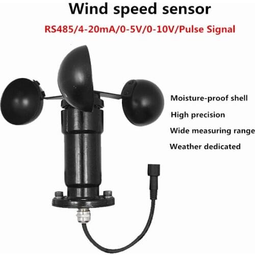 Ship crane tower wind speed and direction transmitter sensor Wind speed monitor RS485/4-20mA/0-5V/0-10V/Pulse Signal