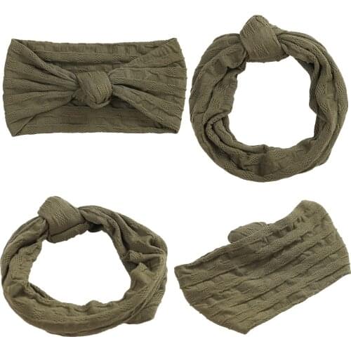 New Braid Nylon Headbands For Girls Children Twisted Top Cross Knot Hairbands Baby Turban Hair Accessories For Baby Girls 2021