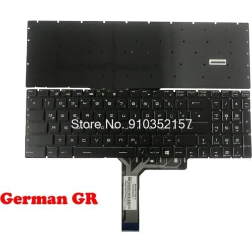Backlit Keyboard For MSI GE63 GE73 GS75 NSK-FCBBN 0G 9Z.NEKBN.B0G S1N-3EDE2.52D GR 9Z.NEKBN.B0R NSK-FCBBN 0R S1N-3ERU2.22D RU