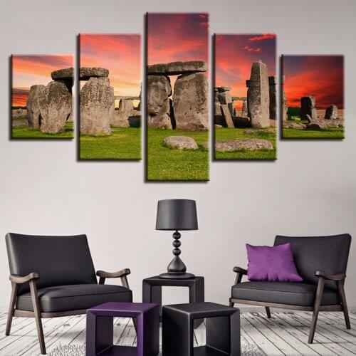 Beautiful Scenery HD Printed 5 Piece Canvas Art Scenery Painting Wall Pictures for Living Room Home Decor Anime Poster Wall Art