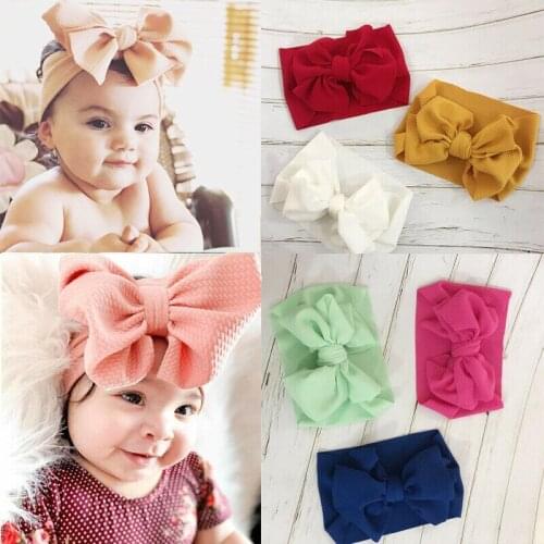 Fashion Knot Kids Headbands Cotton Hair Accessories for Women Girls Newborn Bow Hair band Kids Head Wrap Headwear