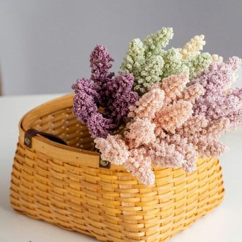 New 6Pcs/set Happy Flower Small Natural Dried Flowers Bouquet Dry Flowers Press Mini Decorative Photography Photo Backdrop Decor