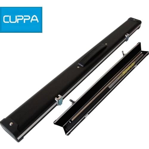New Cuppa 1/2 Pool Cue Case Black Pool Billiard Cues Cases 2 Holes Aluminum Alloy Billiard Accessories China