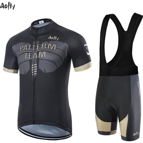 Grey Butterfly Pattern Bicycle Clothes Solid Color Black Background Cross Country Cycling Jersey Downhill Customized Strap Pants