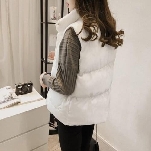 Autumn And Winter Korean Student Cotton Vest Sleeveless Cotton Vest Women
