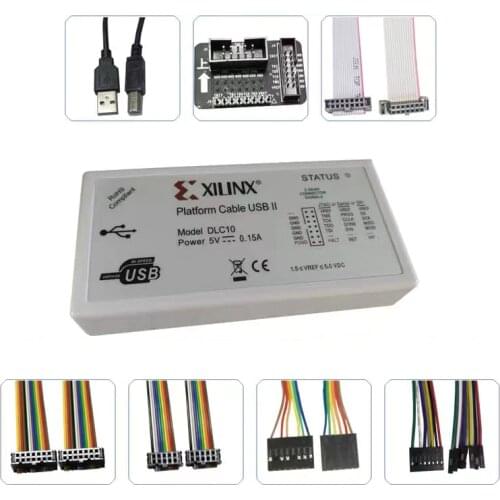 Xilinx Platform Cable USB Download Cable Jtag Programmer for FPGA CPLD The new upgraded DLC10 version