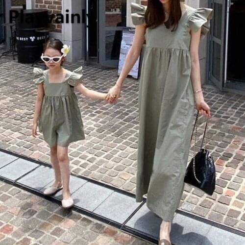 Playvainly Matching Dresses For Mom And Daughter