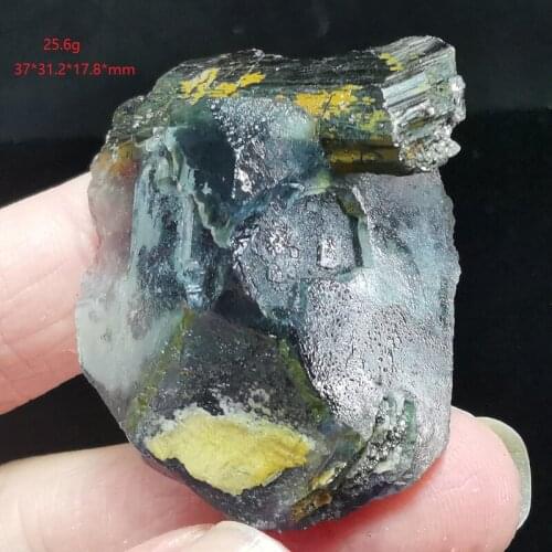 10g-40gNatural rare green purple heart fluorite mineral specimen home decoration QUARTZ GEM