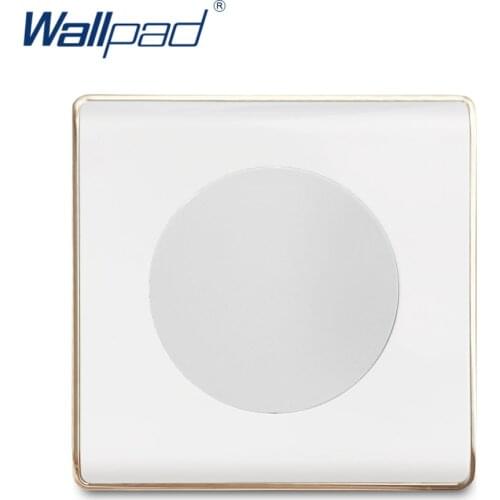 Wallpad Blank Panel No Function Fill the Blank of the Wall Light Switch White PC Panel For Home