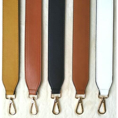 4cm Width Bag Strap Solid Color PU Leather Portable Handbag Strap Bag DIY Replacement Wallet Shoulder Bag Belt Bag Accessories