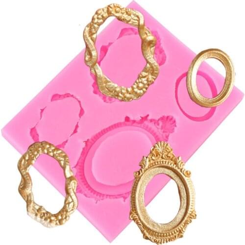 Silicone Cake Mold DIY Frame Shape Chocolate Mold Bakery Silicone Molds Pastry And Bakery Accessories Confectionery Equipment