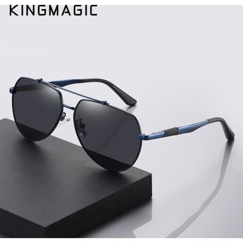 KINGMAGIC Polarized Sunglasses Men/Women Brand Designer Male vintage Sun Glasses gafas oculos de sol masculino