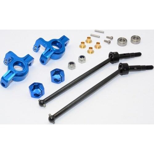 Team Losi Mini 8ight 1/14 Extended 45# Steel Universal Joint + Front Steering Cup + Hexagon