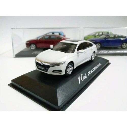 1/43 Scale 10th Generation Honda All New Accord 2018 White Diecast model