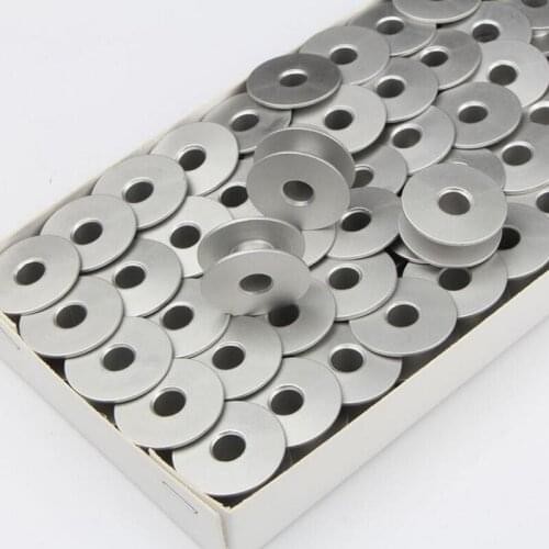 1 Set（100pcs）Alumina Material Spool Industrial Electric Sewing Machine Computer Flat Car Industrial Bobbin Sewing Machine Parts