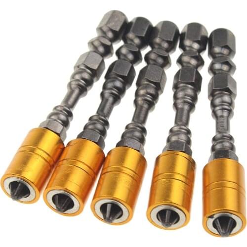 10Pcs 65mm Magnetic Screwdriver Bits Cr-V PH2# Phillips Screw Driver Bits 1/4" Hex Shank High Torque For Electric Screwdriver