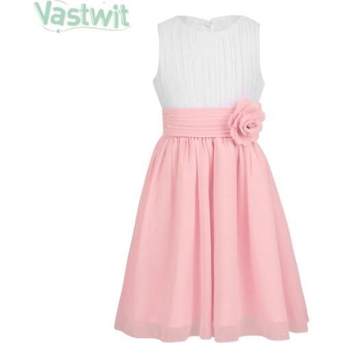 2021 Formal Dresses Kids Birthday Party Wedding Gown Tutu Princess Dress Flower Girls Dress Children Clothing Kids Girl Clothes