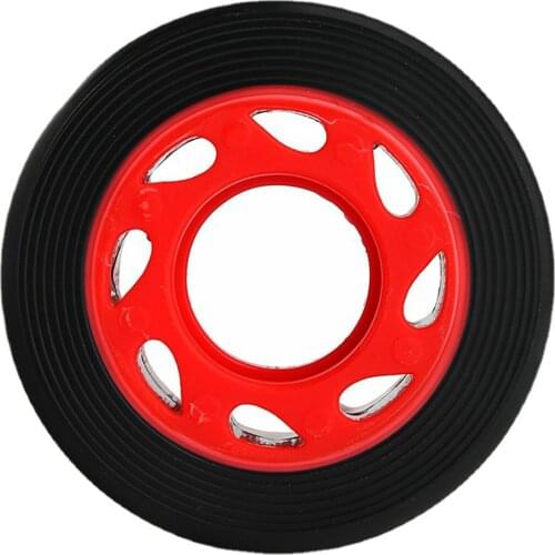 4pcs PU Durable Skateboard Wheels Wear Resistant Cruiser Roller Double Row Roller Skates Wheels Maintenance Parts