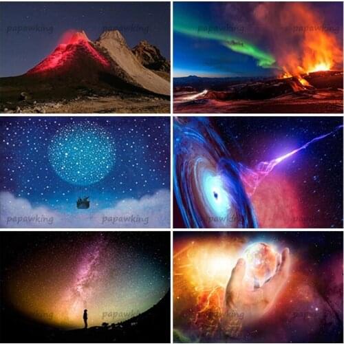 5D Diy Full Drill Diamond Painting Space Square Round Diamond Embroidery Universe Scenery Rhinestones Kits Pictures Home Decor