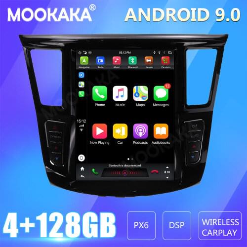 For Infiniti QX60 For Infiniti JX35 2012+ Car Radio Screen GPS Navigation 4GB+128GB Android Multimedia Player Audio