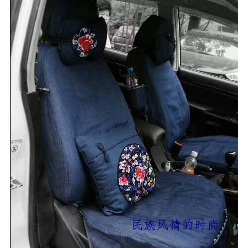 Auto car seat covers denim special for KIA Freddy K2 K3 K4 K5 k7 K3S CERATO Carnival Optima RIO SORENTO Carens Sportage Cadenza