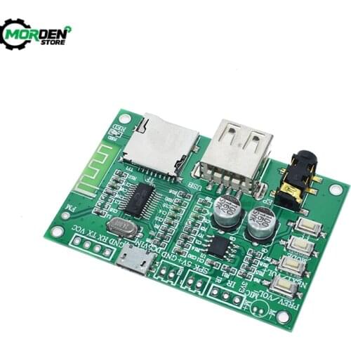 BT201BLE SPP Dual Mode 5.0 Bluetooth Receiver Audio Power Amplifier Board Module Tf Card U Disk Ble Spp Serial Port