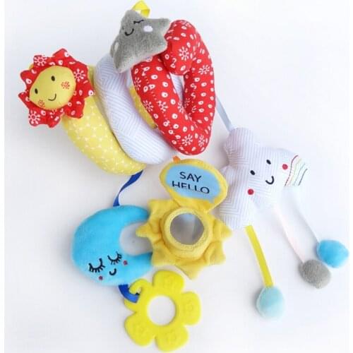 J60B Baby Bed Hanging Toy Stroller Hanging Accessories Baby Room Decoration Eco-friendly Plush Hanging Pleasant Toys