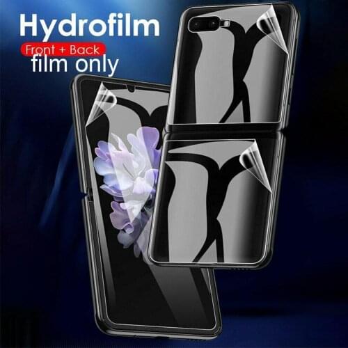 For Samsung Galaxy Z Flip 3 5G Screen Protector Hydrogel Phone Screen Inside Screen Back TPU Film For Galaxy Z Flip 3 5G