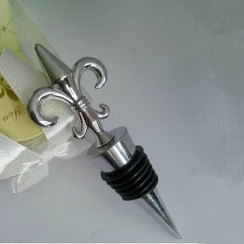 Irises metal wine stopper 10pcs wedding favor birthday party Engagement House Moving Christmas souvenir Regalos de boda