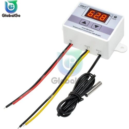XH W3001 Digital Temperature Controller Tester Meter Thermostat Thermoregulator Aquarium Water Temp Regulator 110V 220V 12V 24V