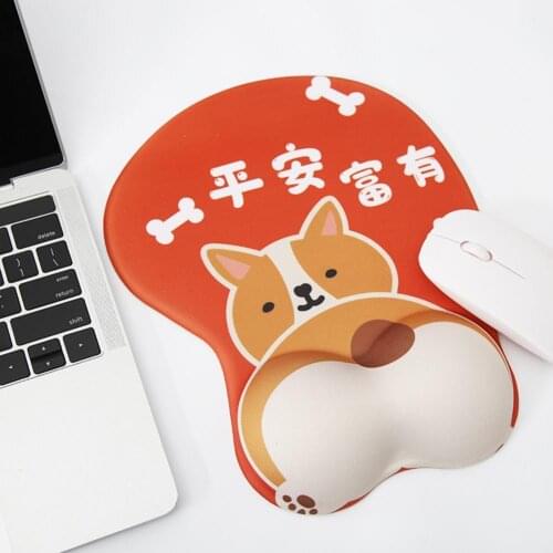 80% Off Mouse Pad Anti-skid Cute Cat Paw 3D Wrist Rest Silicone Mouse Mat for Optical Mouse